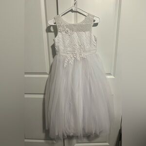 Tip Top Kids White Floral Dress